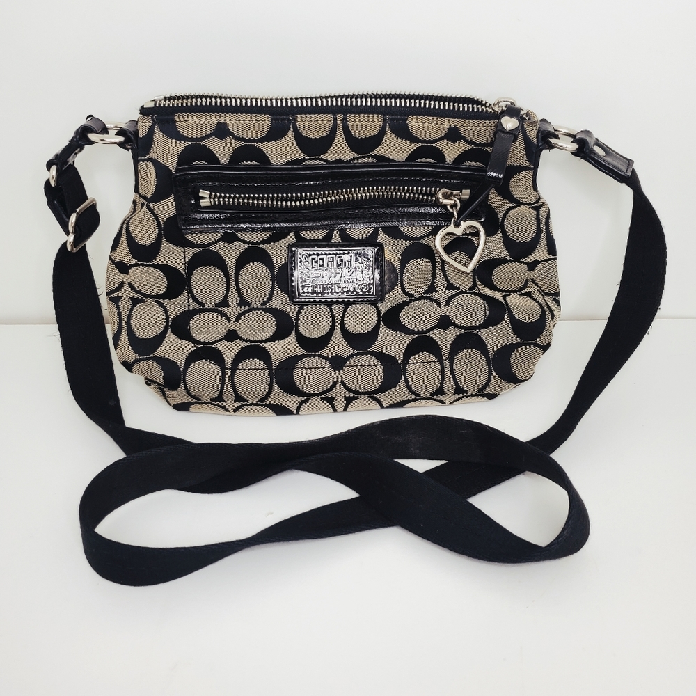 Coach Daisey Poppy Signature crossbody bag